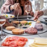 table brasero plancha professionnelle